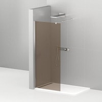 Душевая стенка Cezares LIBERTA-L-1-110-BR-Cr - фото