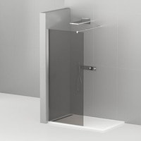 Душевая стенка Cezares LIBERTA-L-1-110-GR-Cr - фото