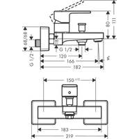 Смеситель Hansgrohe Vernis Shape 71450670 - фото2
