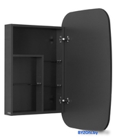 Мебель для ванных комнат Акватон Шкаф с зеркалом Сохо 60 R 1A258302AJA0R - фото2