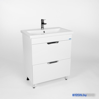 Viant Тумба Лима с умывальником Como 70 VLIM70CO-T2Y + S-UM-COM70/1-w - фото