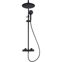 Душевая система Rubineta Olo BK + Thermo-15 BK 625038 - фото