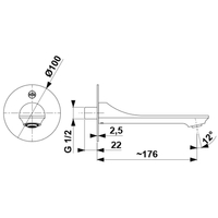 Излив Armatura Halit 836-003-00 - фото2
