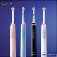 Электрическая зубная щетка Oral-B Pro 3 3000 Cross Action D505.513.3 (черный) - фото2