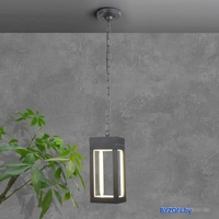 Уличный подвесной светильник Elektrostandard Frame 1528 Techno LED (серый) - фото