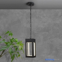 Уличный подвесной светильник Elektrostandard Frame 1528 Techno LED (черный) - фото