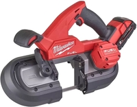 Ленточная пила Milwaukee Fuel M18 FBS85-202C 4933471497 (с 2-мя АКБ, кейс) - фото
