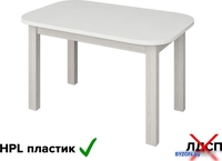 Кухонный стол Senira Р-02.06 (белый глянец/белый) - фото2