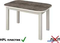 Кухонный стол Senira Р-02.06-02 (бетон/белый) - фото2