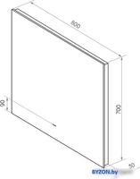 Континент Trezhe Led 80x70 - фото2
