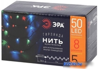 Гирлянда ЭРА ENIN-5M LED Нить 5 м мультиколор - фото