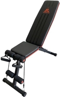 Силовая скамья DFC Homegym DCH310 с эспандерами - фото
