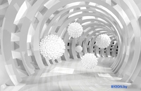 Фотообои Citydecor Тоннель: Шары 3D 400x260 - фото2
