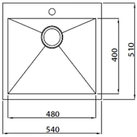 Кухонная мойка Kaiser KSM-5451 - фото2