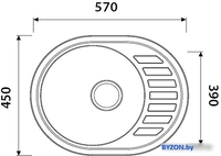 Кухонная мойка Kaiser KSS-5745L - фото2