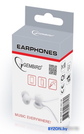 Наушники Gembird MHP-EP-001-W Наушники Gembird MHP-EP-001-W