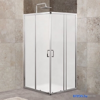 Душевой уголок BelBagno UNIQUE-A-2-85/100-M-Cr (матовое стекло) - фото