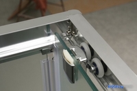 Душевой уголок BelBagno UNIQUE-A-2-85/100-M-Cr (матовое стекло) - фото2