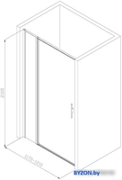 Душевая дверь Allen Brau Priority 3.31008.BA - фото2