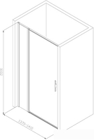Душевая дверь Allen Brau Priority 3.31010.00 - фото2