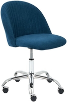 Кресло TetChair Melody (флок, синий) - фото