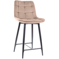 Стул Signal Chic H-2 Velvet (bluvel 28 бежевый/черный мат) - фото