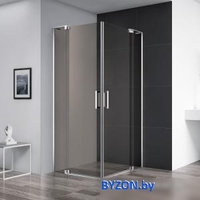 Душевой уголок Cezares SLIDER-A-2-70/80-BR-NERO - фото