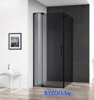 Душевой уголок Cezares SLIDER-AH-1-100-70/80-GRIGIO-NERO - фото