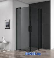Душевой уголок Cezares SLIDER-AH-1-80-70/80-GRIGIO-NERO - фото