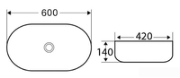 Умывальник BelBagno BB1084-H311 - фото2