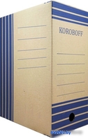 Коробка архивная Koroboff 327х100х240 (бурый) - фото