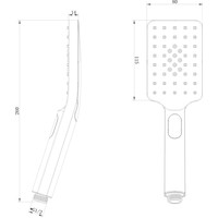 Душевая лейка Lemark LM8123C - фото2