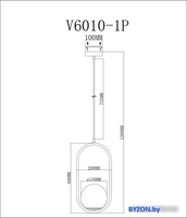 Подвесная люстра Moderli Klaster V6010-1P - фото2