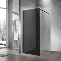 Душевая стенка Vincea Walk-In VSW-1H900CGB (матовый черный/тонированное) - фото