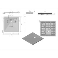 Душевой поддон Vincea VST-4SR1010A 100x100 - фото2