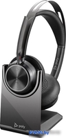 Офисная гарнитура Plantronics Voyager Focus 2 MS USB-C (с зарядной базой) - фото
