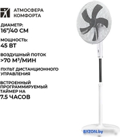 Вентилятор Timberk T-SF1602RC - фото2