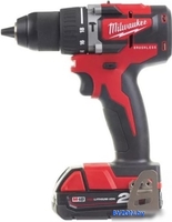 Ударная дрель-шуруповерт Milwaukee M18 CBLPD-202C 4933464320 (с 2-мя АКБ, кейс) - фото