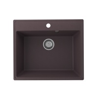 Кухонная мойка Ulgran QUARTZ Forte 580-06 (трюфель) - фото