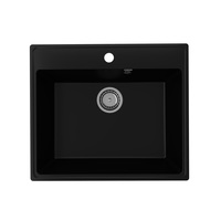 Кухонная мойка Ulgran QUARTZ Forte 580-07 (уголь) - фото