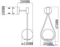 Бра Moderli Bestia V4031-1W - фото2