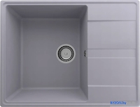 Кухонная мойка Ulgran Quartz Prima 650-05 (бетон) - фото