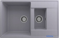 Кухонная мойка Ulgran Quartz Prima 780 1,5К-05 (бетон) - фото