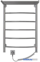 Полотенцесушитель Granula Классик 50x80 D32 с полкой (левый, терморегулятор с таймер) - фото