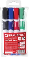 Набор маркеров BRAUBERG Soft 151252 (4 шт) - фото
