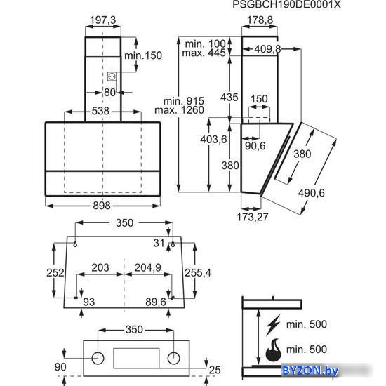 Кухонная вытяжка Electrolux LFV619R Кухонная вытяжка Electrolux LFV619R