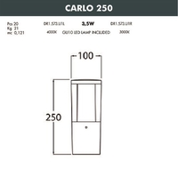 Садовый светильник Fumagalli Carlo DR1.573.000.LXU1L - фото2