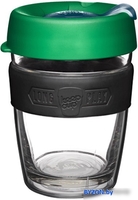 Многоразовый стакан KeepCup Longplay Brew M Elm 340мл (зеленый) - фото