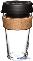 Многоразовый стакан KeepCup Brew Cork L Black 454мл (черный) - фото