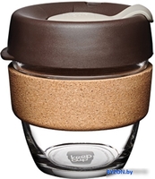 Многоразовый стакан KeepCup Brew Cork S Almond 227мл (коричневый) - фото